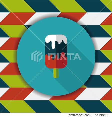 ice cream flat icon with long shadow,eps10 ice cream flat icon with long shadow,eps10 22498565