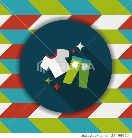 shopping clothes flat icon with long shadow,eps10 shopping clothes flat icon with long shadow,eps10 22499623