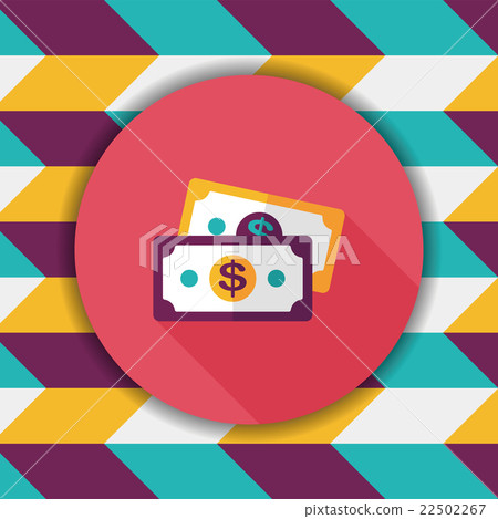 shopping money cash flat icon with long shadow,eps10 shopping money cash flat icon with long shadow,eps10 22502267