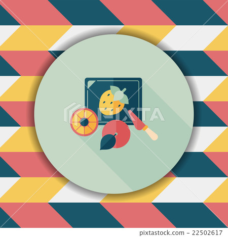 cutting toy flat icon with long shadow,eps10 22502617