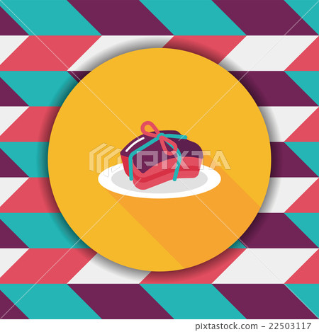 Chinese New Year flat icon with long shadow,eps10, Chinese cuisi 22503117