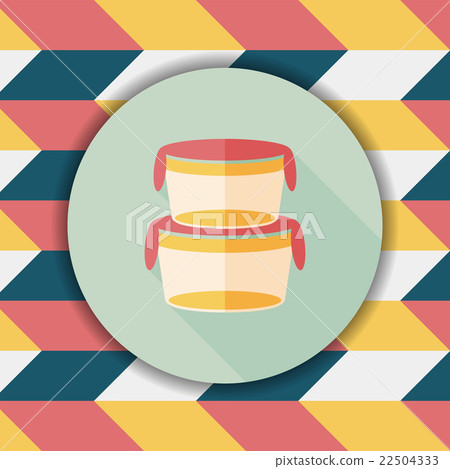 kitchenware preserving container flat icon with long shadow,eps1 kitchenware preserving container flat icon with long shadow,eps1 22504333