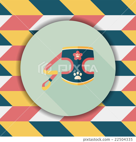 Pet Clothes flat icon with long shadow, eps10 Pet Clothes flat icon with long shadow, eps10 22504335