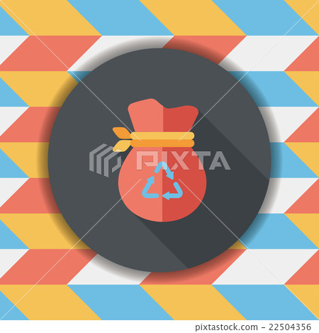 Environmental protection concept flat icon with long shadow,eps1 Environmental protection concept flat icon with long shadow,eps1 22504356