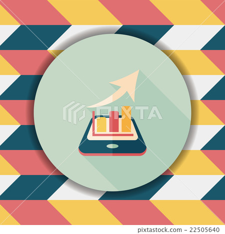 business chart flat icon with long shadow,eps10 business chart flat icon with long shadow,eps10 22505640
