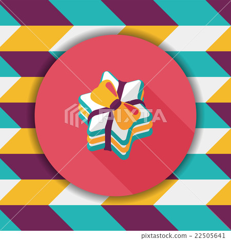 Gift flat icon with long shadow,eps10 Gift flat icon with long shadow,eps10 22505641