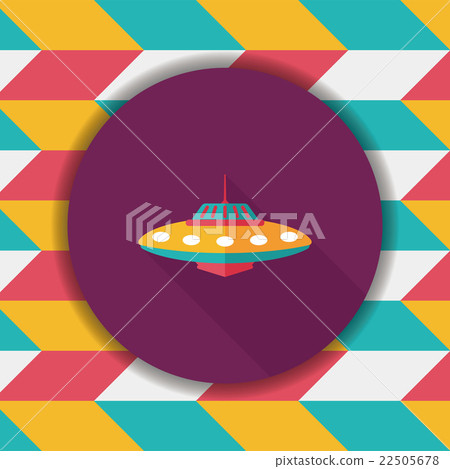 Space flat icon with long shadow,eps10 Space flat icon with long shadow,eps10 22505678
