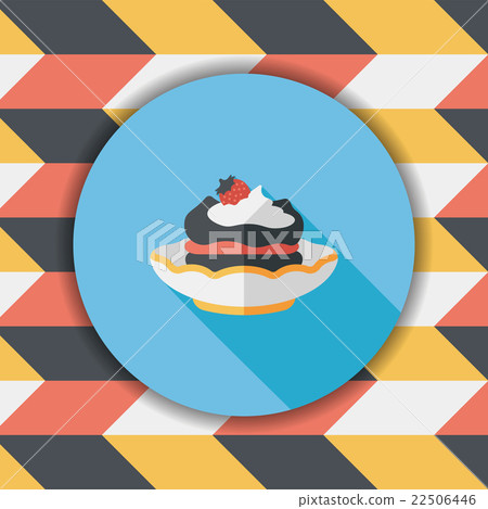 cake flat icon with long shadow,eps10 cake flat icon with long shadow,eps10 22506446