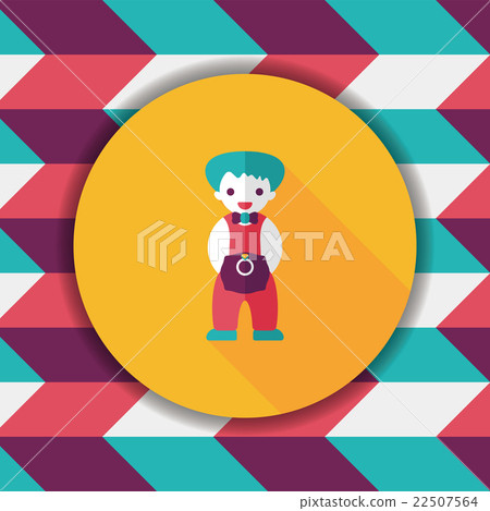 wedding groom flat icon with long shadow,eps10 22507564