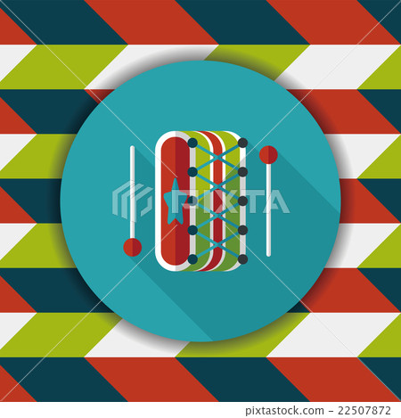 drum flat icon with long shadow,eps10 drum flat icon with long shadow,eps10 22507872