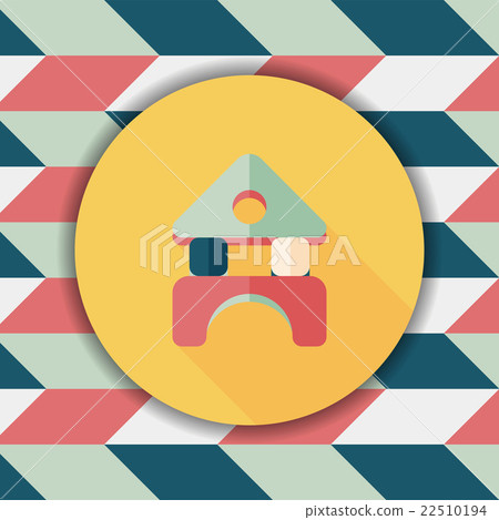brick house flat icon with long shadow brick house flat icon with long shadow 22510194
