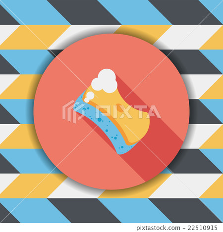 Kitchenware scouring pads flat icon with long shadow,eps10 22510915