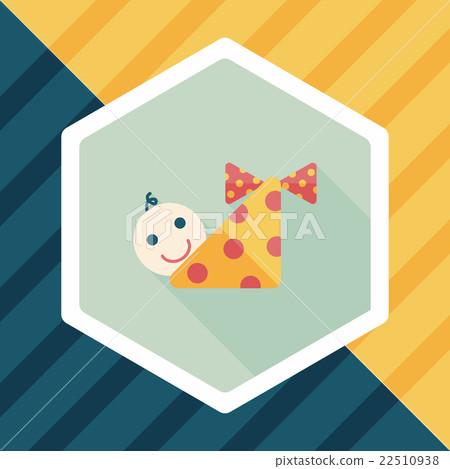 baby flat icon with long shadow,eps10 22510938