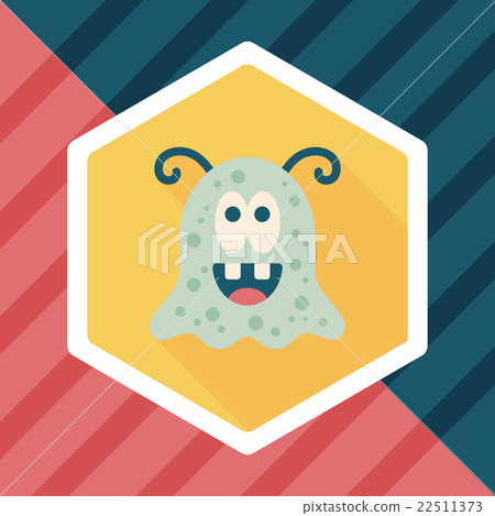 Space alien flat icon with long shadow,eps10 Space alien flat icon with long shadow,eps10 22511373