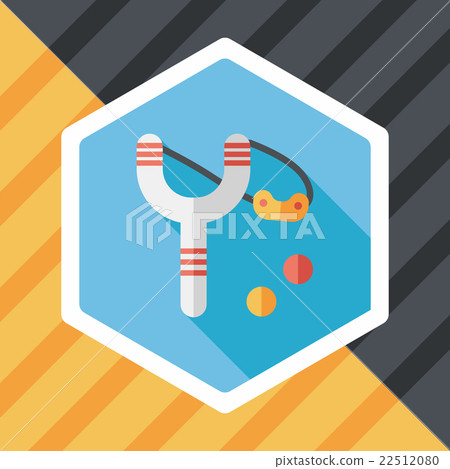 slingshot flat icon with long shadow,eps10 slingshot flat icon with long shadow,eps10 22512080