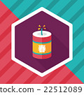 Chinese New Year flat icon, eps10, Chinese festival couplets wit 22512089