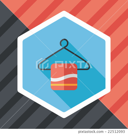 towel hanger flat icon with long shadow,eps10 towel hanger flat icon with long shadow,eps10 22512093