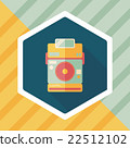 camera flat icon with long shadow,eps10 22512102