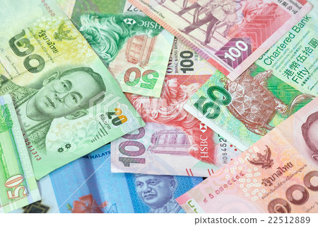 Background of Asian currency. 22512889