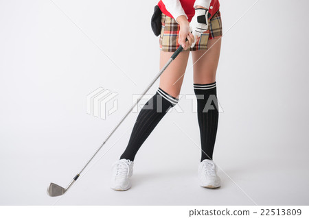 穿高爾夫球的女性 穿高爾夫球的女性 22513809