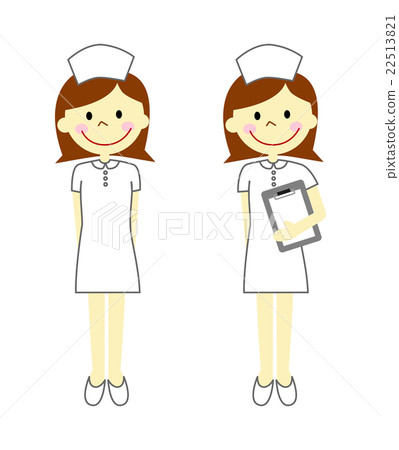 Nurse with binder Nurse with binder 22513821