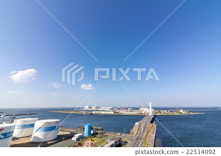 View of Pacific Ocean from Hachinohe Port Hachinohe Ohashi Bridge 22514092