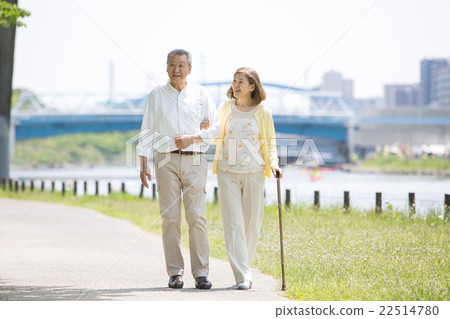 Senior couple caregiver image 22514780