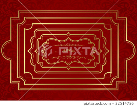 decorative border, ruffled border, frame 22514786