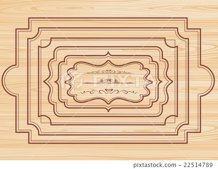 decorative border, ruffled border, frame - Stock Illustration [22514789 ...