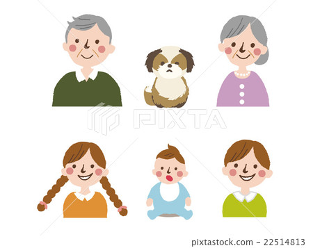 Seniors with children and pets Seniors with children and pets 22514813