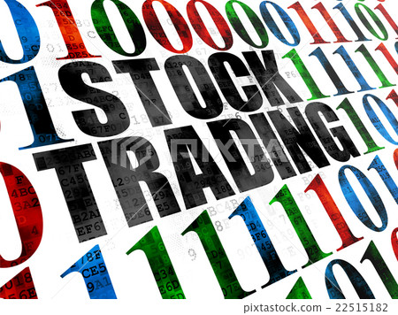 Finance concept: Stock Trading on Digital 22515182