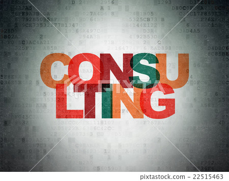 Business concept: Consulting on Digital Data Paper Business concept: Consulting on Digital Data Paper 22515463