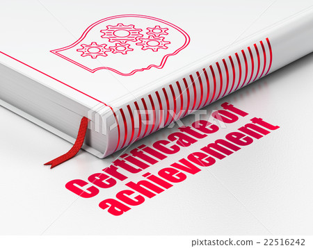 Learning concept: book Head With Gears Learning concept: book Head With Gears 22516242