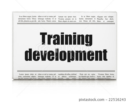 Education concept: newspaper headline Training Education concept: newspaper headline Training 22516243