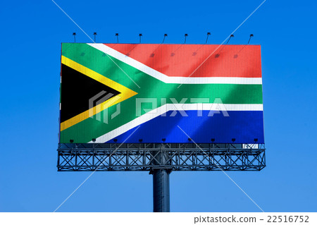 south africa flag on billbroad advertise south africa flag on billbroad advertise 22516752