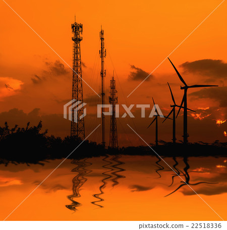 Silhouette telecommunications antenna 22518336