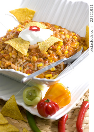 thick vegetables soup with minced meat thick vegetables soup with minced meat 22521931