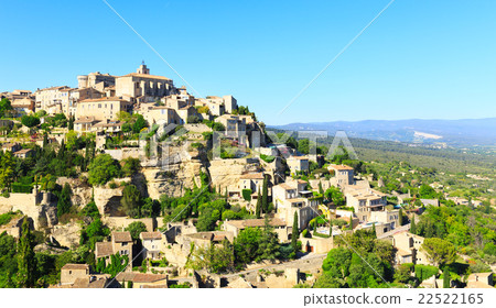 view of hilltop village Gordes view of hilltop village Gordes 22522165
