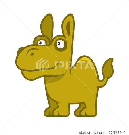 Camel. Cartoon Style Funny Animal on White 22523941