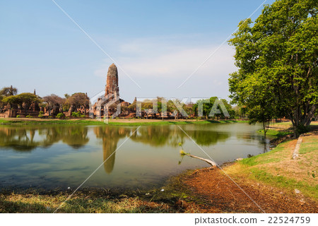 Wat Phra Ram with reflection, Ayutthaya Wat Phra Ram with reflection, Ayutthaya 22524759