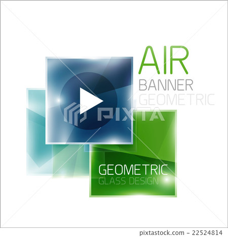 Multicolored squares with sample text 22524814