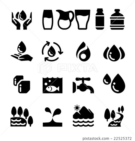 Water icon 22525372