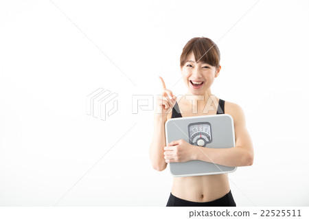 A woman with a scale 22525511