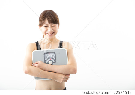 A woman with a scale 22525513