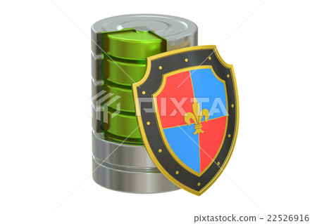 Database security concept, 3D rendering Database security concept, 3D rendering 22526916