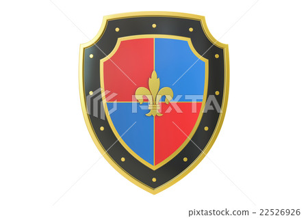 Shield, 3D rendering Shield, 3D rendering 22526926