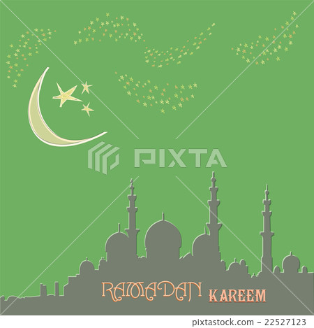 Creative greeting card design for holy month of Creative greeting card design for holy month of 22527123