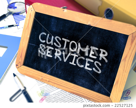 Hand Drawn Customer Services Concept on Small Hand Drawn Customer Services Concept on Small 22527125