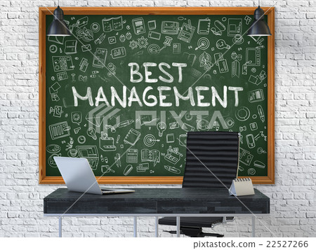 Best Management on Chalkboard in the Office. Best Management on Chalkboard in the Office. 22527266