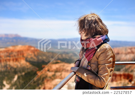 Tourist in Bryce Canyon National Park, USA 22527857
